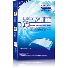 Professional Teeth Whitening Strips with Non-Slip Tech - Bright White - Lovely Smile Premium Line