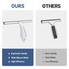 AmazerBath Squeegee for Shower Glass Door, Shower Squeegee for Glass