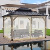 BPS 10' x 12' Gazebo Universal Mosquito Netting Screen Replacement,