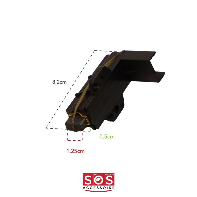 CANDY - L93MF7 – 97916670 Carbon Brushes + Brackets
