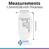 GMS Optical 13mm Small Length/6mm Wide - D Shape Screw