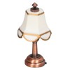 Miniature Lamp 1/12 Scale White 6cm Overall Height Battery Operated