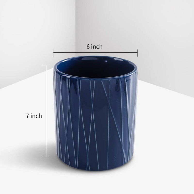 KOOV Kitchen Utensil Holder, Large Ceramic Utensil Crock, Deep and