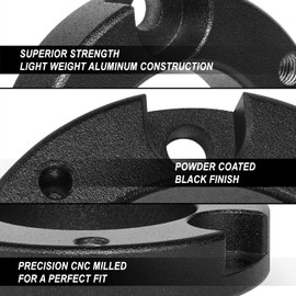 DNA MOTORING FLLK-TY-F-010 2'' Front Leveling Lift Kit Suspension Strut Spacers Compatible with 07-21 Toyota Tundra / 08-22 Sequoia