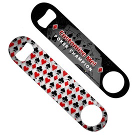 Customizable Speed Bottle Opener - Poker