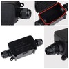 COOLWEST IP66 Junction Box Waterproof Outdoor 2 Cable PG9 Black