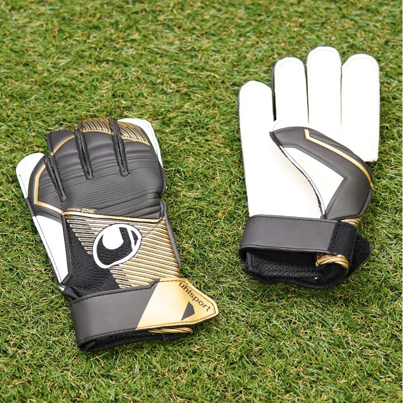 uhlsport 1011312 02 5 Practice Soccer GK Keeper Gloves Powerline