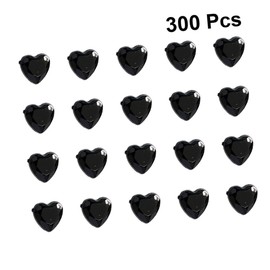 STOBOK 300pcs Acrylic Flatback Gems Rhinestones Shiny DIY Jewelry Accessories Multicolored Gemstones for Crafts