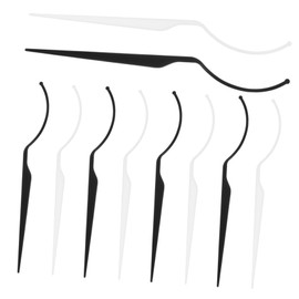 NOLITOY 4sets Eyelash Display Holder Fake Eyelash Display Tool Stylish Acrylic Stick 10pcs*4
