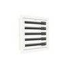 12x10 Modern Design AC Grille - Aluminum White - Air