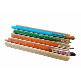 Unbranded 2 paint brush rests - made of solid poplar wood - proudly made in the USA