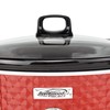 Brentwood Select Slow Cooker, 7 Quart, Red