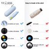 Viess Paraguas Sombrilla Mini De Bolsillo , Plegable Anti-uv ,