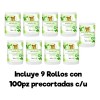 Filtro De Papel Bambú Para Pañales De Tela 9pack Cu