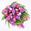 Artificial Flower Wreath Wreath with Lilacs Hyacinths Hydrangeas Spring Summer