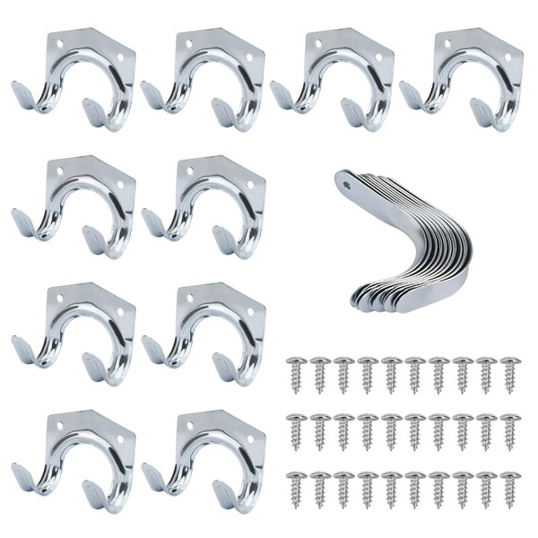 20 Pack Heavy Duty Multi-Tool Hooks Hangers, Garage Utility Storage
