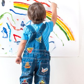 ZVRSUA 100 Iron-On Patches Pieces Sailboat Embroidery Patches Iron-On Patches for Textiles for Sewing/Ironing Jackets, Jeans, Hats, Dresses, DIY Accessories, Fabric