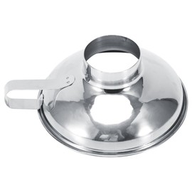 Stainless Steel Wide-Mouth Funnel Rust-Resistant Canning Funnel Kitchen Cooking Jars Funnel with Handle for Easy Transferring(Mouth Dia: 4.1inch)