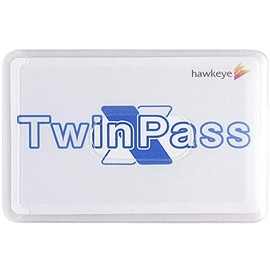 Hawkeye 2-Piece Pass Case, Transportation IC Card Separator, Double-Sided Pass Card Case, TwinPass Twin Pass (Interference Prevention, Commuter Pass)