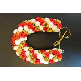 Indian Women Bridal Artificial Hair Accessories Strand Gajra For Hair Bun Flower