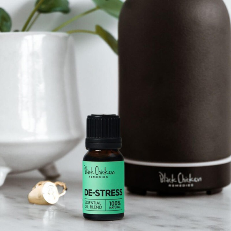 Black Chicken Remedies Essential Oil Blend - De-Stress, 9ml