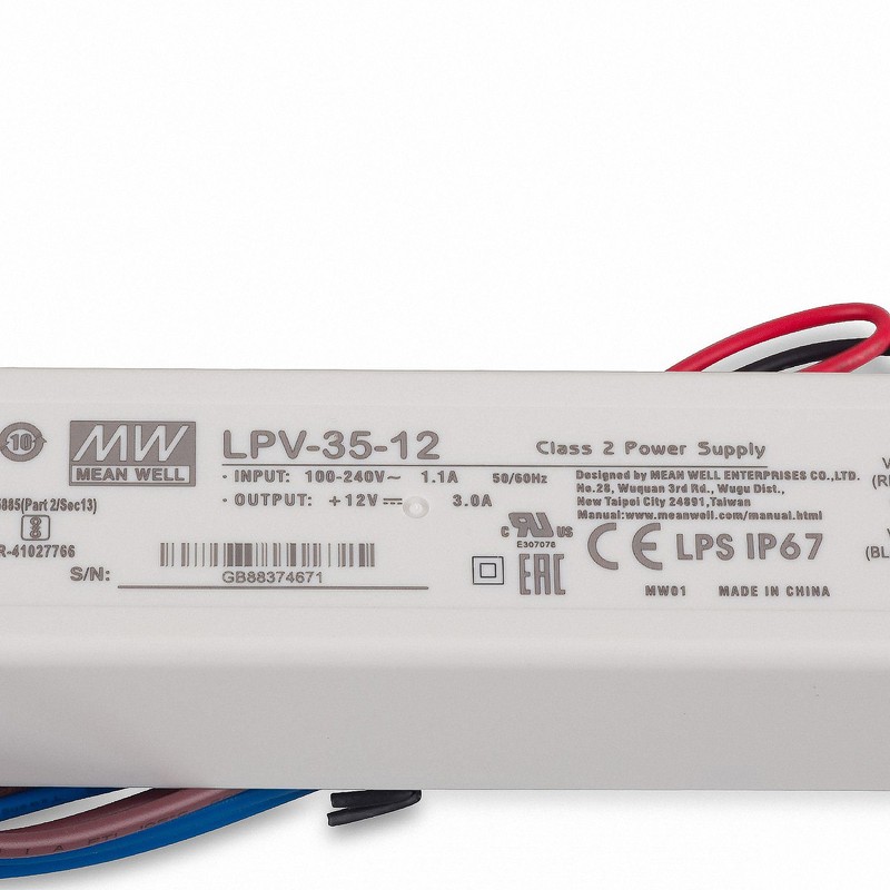 Mean Well LPV-35-12 Switching Power Supply 12 V / 3