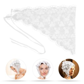 COLLBATH Elegant Lace Headwrap Headscarf Soft Scarves Fashionable Headband for Women
