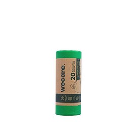 We Care - Bolsas de Basura Biodegradable y Compostable. 0% Plastico y Amigable con el medio ambiente. (43x45)