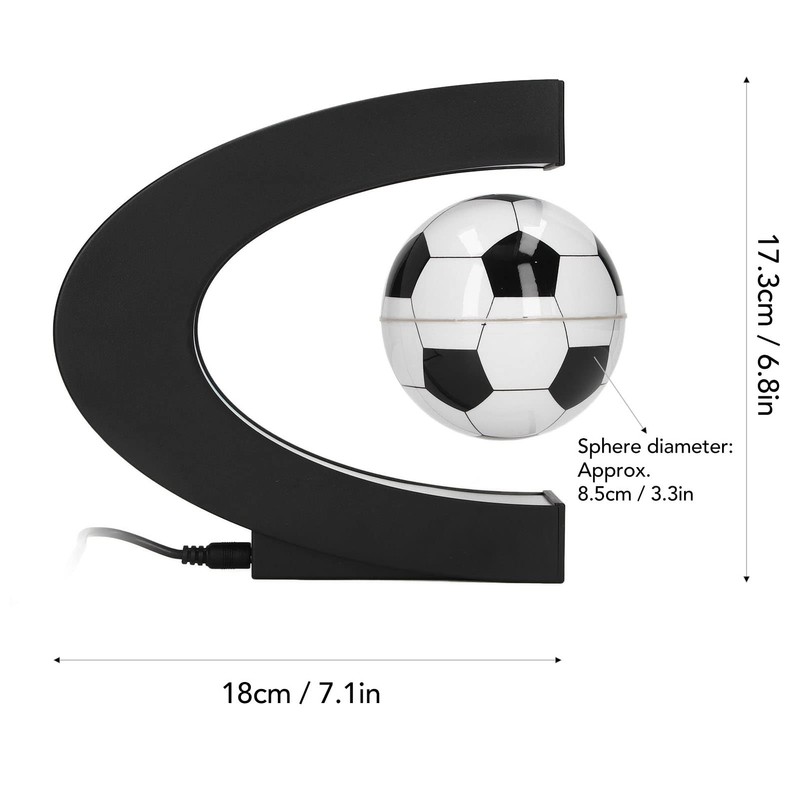 Magnetic Levitation Soccer,C Shape Base Magnetic Floating Football Decor Floating