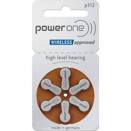 Power One Varta Powerone Typ 312 Hörgerätebatterie Zinc Air P312 PR41 ZL3, 120 Stück