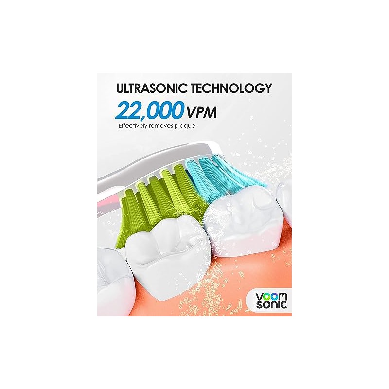 Voom Sonic Go - cepillo para polvo de dientes eléctrico