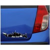 Samunshi® New York Skyline Car Sticker City Printed 15 x