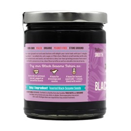 Dastony Organic Raw Black Sesame Butter, 8 oz | Only One Ingredient | Vegan, Paleo and Keto Friendly, Non GMO, Gluten-free - Pack of 2