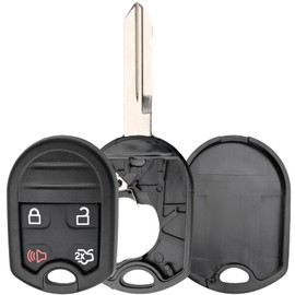 Sianxaido 164R8073 Key Fob Shell Case Compatible with C-Max Edge Escape Expedition Explorer Flex Fusion Mustang Taurus Taurus X MKX MKZ Tribute Mariner Milan Sable