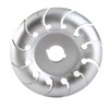 90mm 12 Tooth Polishing Disc Silver Wheel Manganese Steel Woodworking