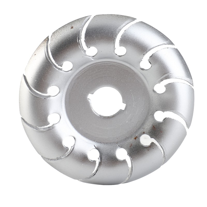 90mm 12 Tooth Polishing Disc Silver Wheel Manganese Steel Woodworking
