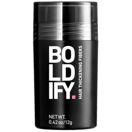 Boldify Hair Fiber (12g) - Fill in fine to fine hair for an instant fuller, thicker look 14 shades of dark brown for women and men, 12g / 볼디파이 헤어 섬유 (12g) - 가늘고 고운 모발을 채워 즉각적으로 풍성하고 두꺼운 룩을 연출하세요 여성 및 남성을 위한 14가지 색조 다크 브라운, 12g