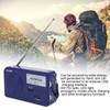Hand Crank Solar Radio Multifunctional Emergency Radio With LED Flashlight