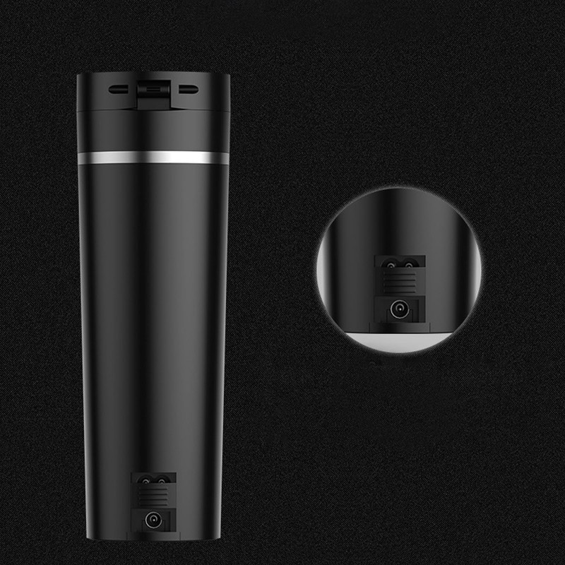 Electric Heated Travel Mug 450ml Smart Temperature Control Low Noise