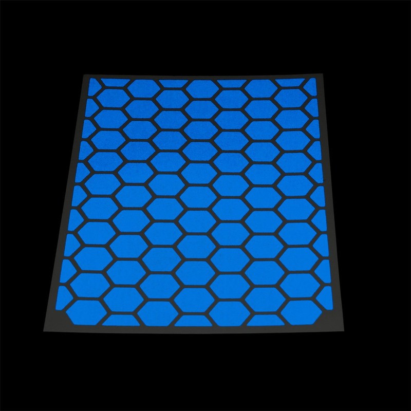 RydeSafe Reflective Decals - Hexagon Kit - Large (Blue)