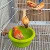 Multi-Function Caged Bird Bath Bird Cage Parrot Supplies Bathing Tub