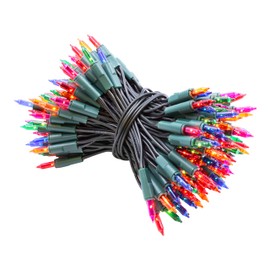 The Christmas Workshop 75280 200 Multi-Coloured Christmas Tree Lights/Static Decorative Fairy Lights / 15.9 Metres Long/Mains Operated/Indoor Home Christmas Decorations