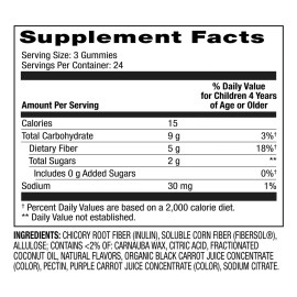 Equate Children S Suplemento De Fibra Para Niños 72 Gomitas Frutos Rojos