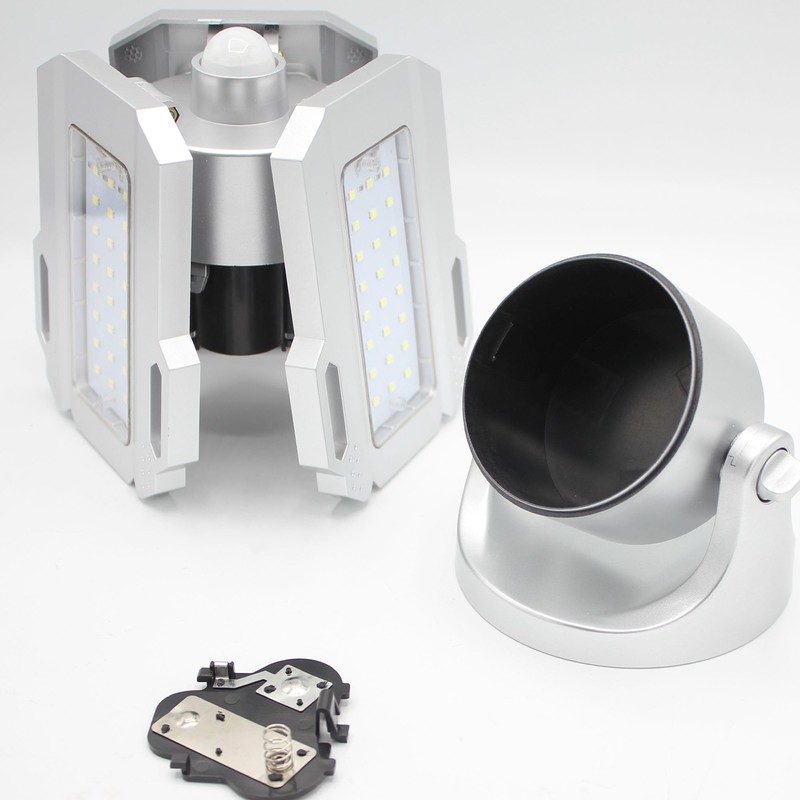 FISHTEC Detect Light Freestanding 72 LED Motion Sensor & Darkness