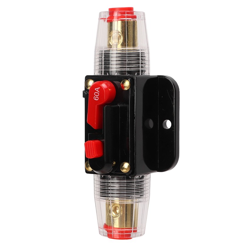12‑24V Inline Circuit Breaker with Manual Reset Fuse Holder Battery