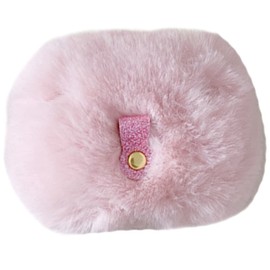 TEHAUX Wireless Earbuds Plush Protector Cover Comfortable Earphone Case for Fluffy Stylish Design Durable Plush Material Winter Accessory