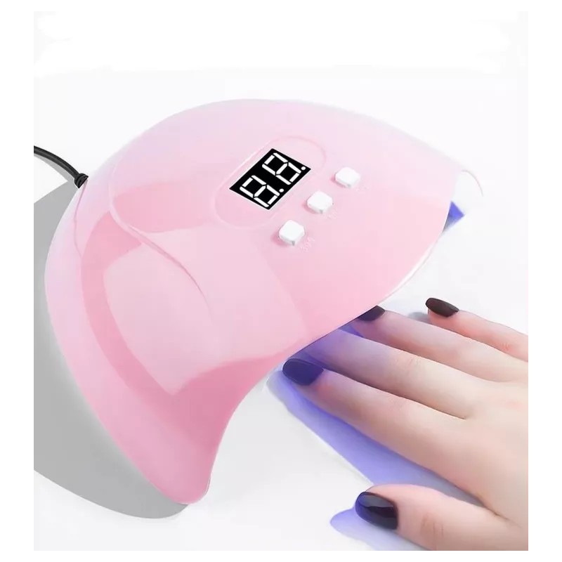 Yuqing Lámpara Para Uña Led Uv Digital Display Temporizador 54w
