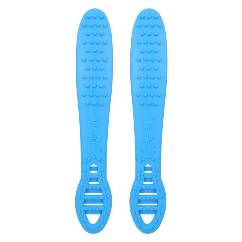 2 Pcs Set Fitness Meridian Pat Rod Massage Hammer Back