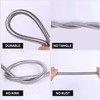 Metal Short Garden Hose 2 ft, Flexible Stainless Steel Garden