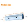 2Pcs Anode Magnesium Rod with 1-1/16" x 1-1/2" x 6"